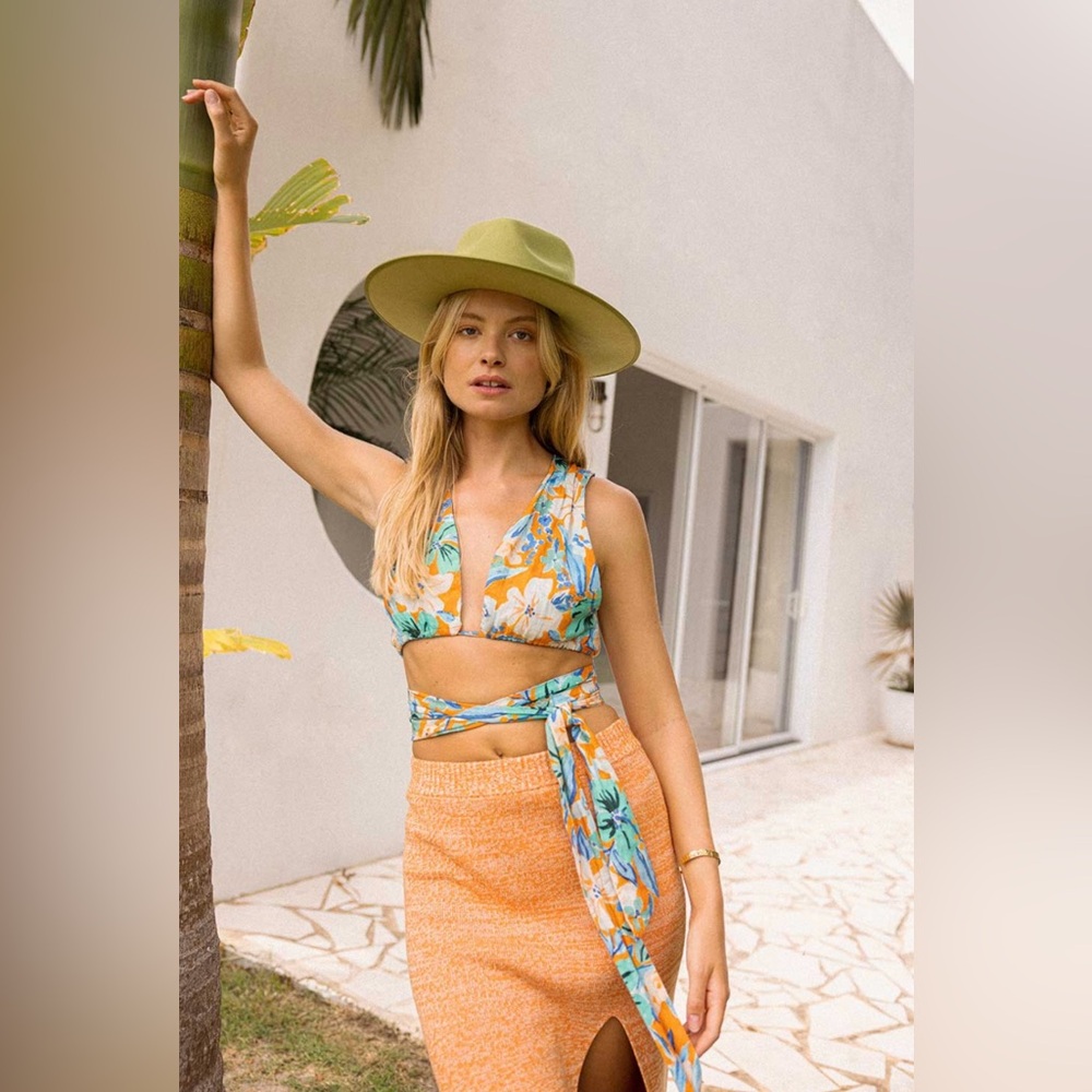 Arnhem Bossa Floral Tie Top